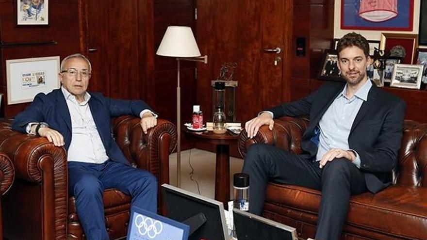 Alejandro Blanco desea que Pau Gasol sume sus quintos Juegos
