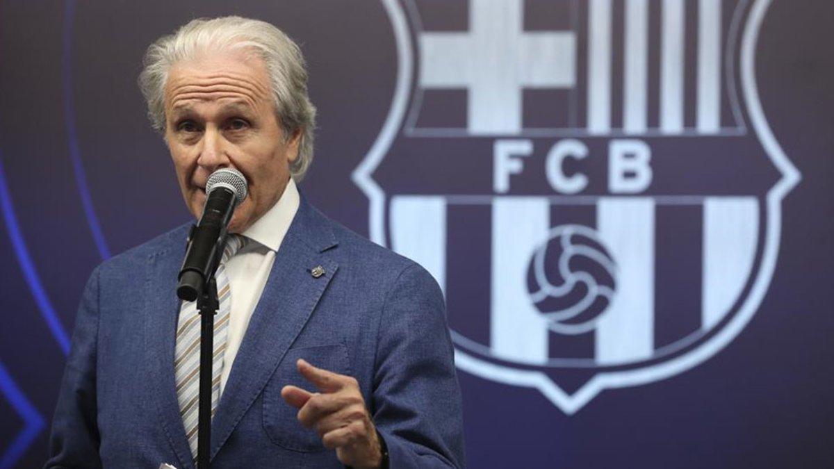 Ramon Alfonseda, presidente de la Agrupació de Jugadors del FC Barcelona