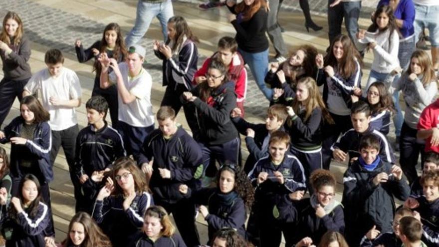 &#039;Flashmob&#039; en Cartagena