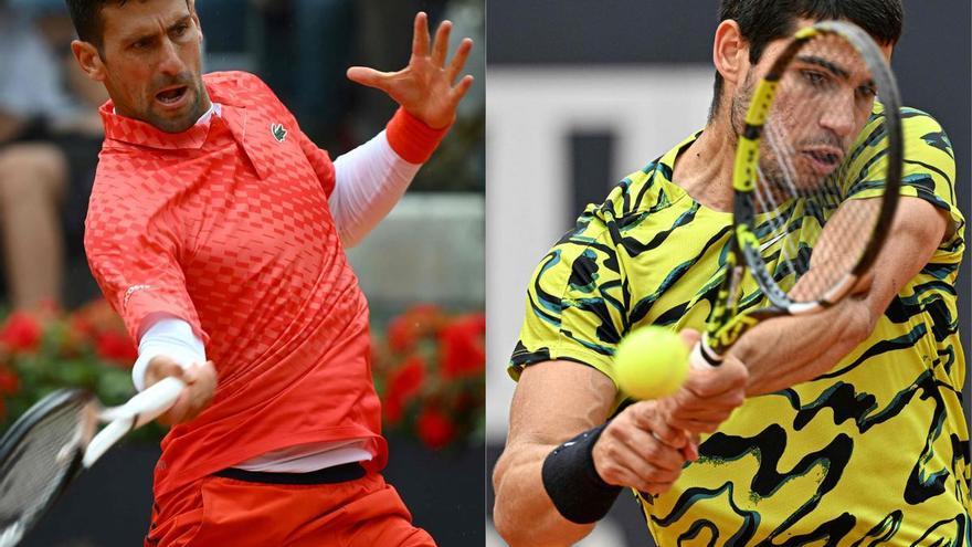 Alcaraz y Djokovic abren juego este lunes en Roland Garros