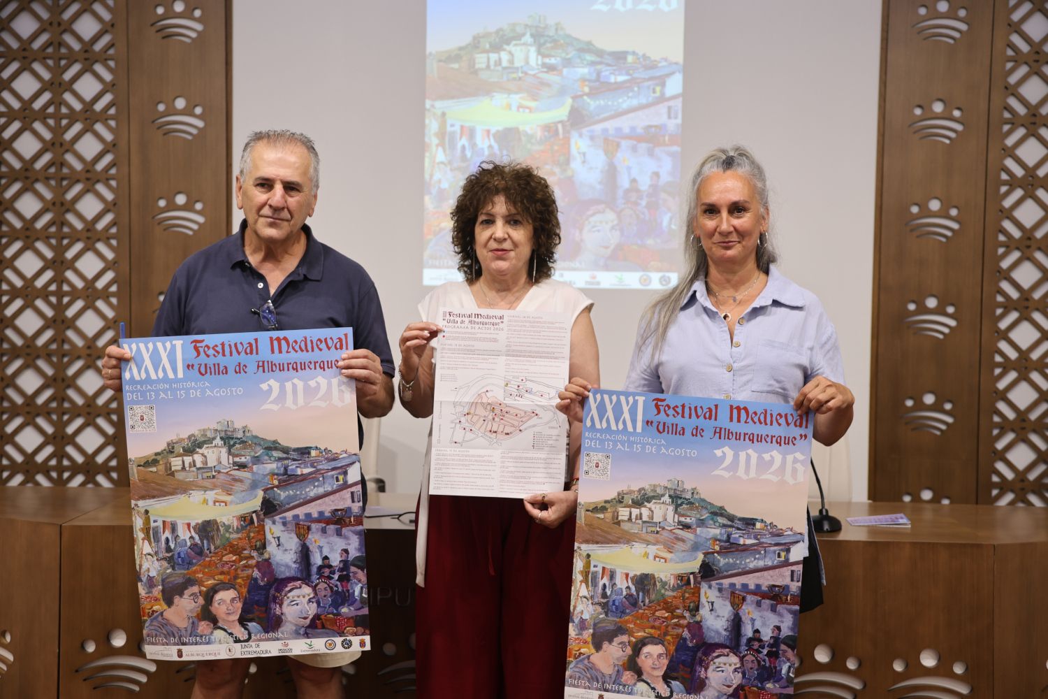 Presentación del 'Festival Medieval' de Alburquerque.