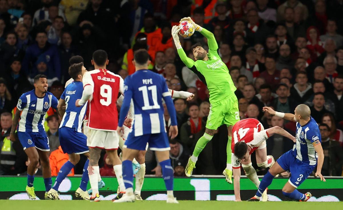 Resumen, goles y highlights del Arsenal 1 - 0 Oporto de la vuelta de los octavos de final de la Champions