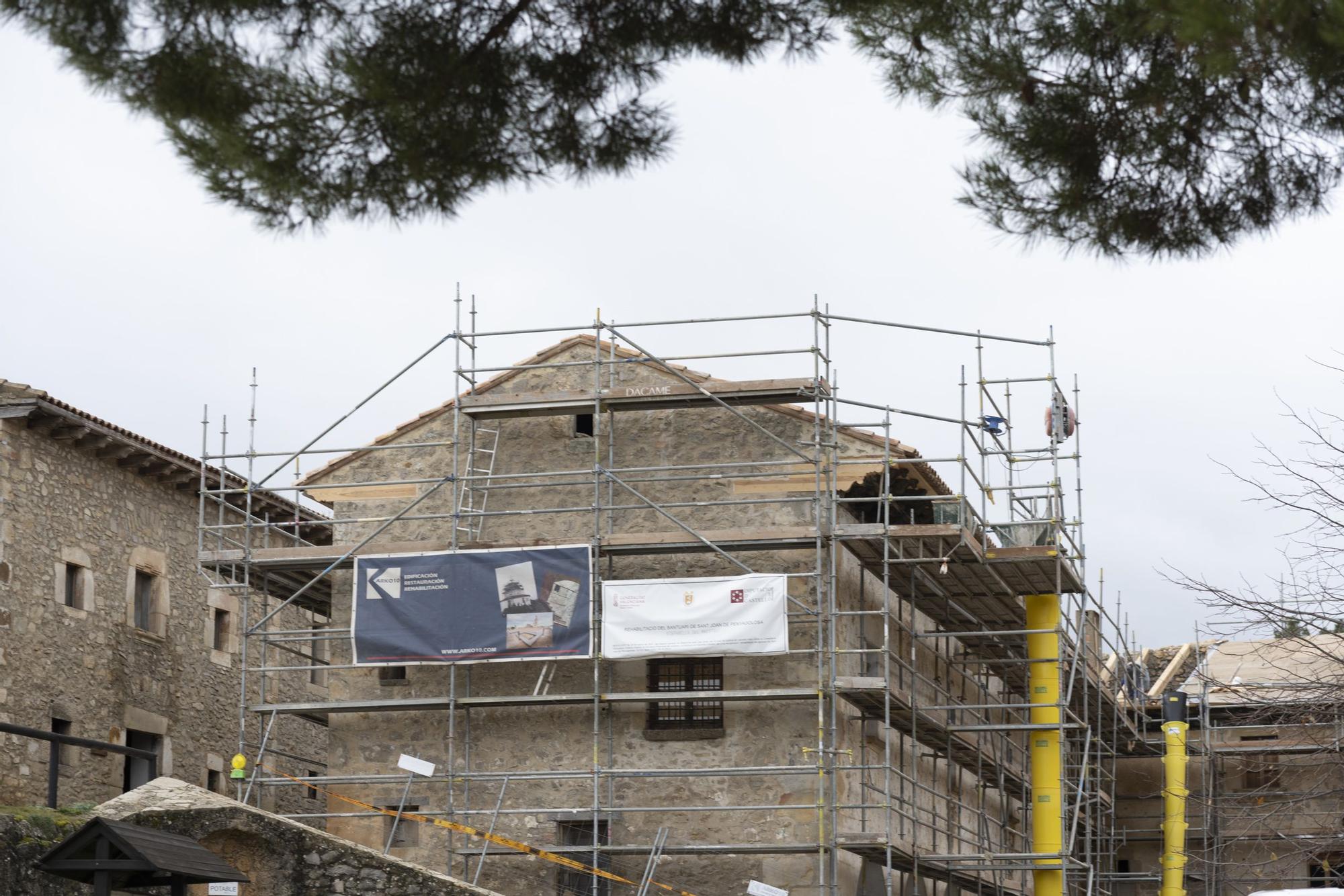 Estado actual de las obras de Sant Joan de Penyagolosa