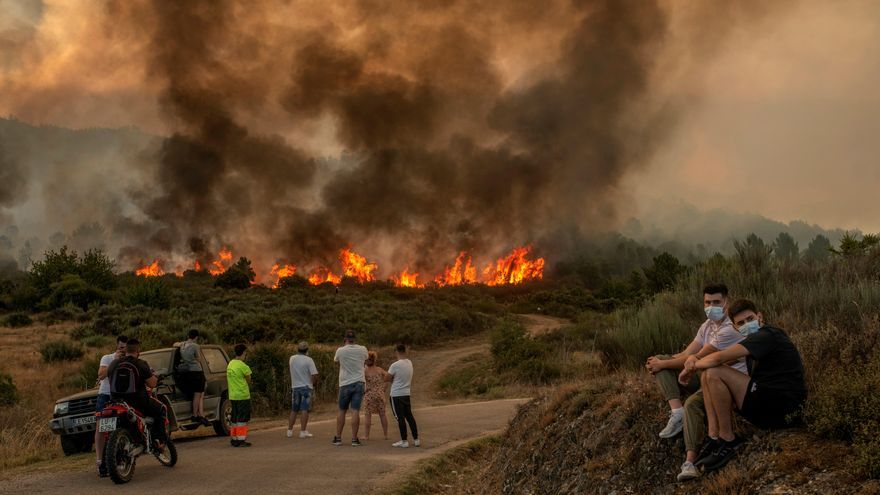 El fuego en Rubiá.