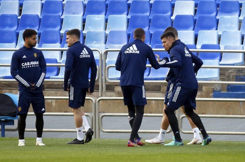 Entrenamiento del Real Zaragoza, 24 de noviembre