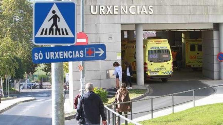 Servicio de urgencias del CHUO, donde ocurrió la agresión. // I. Osorio
