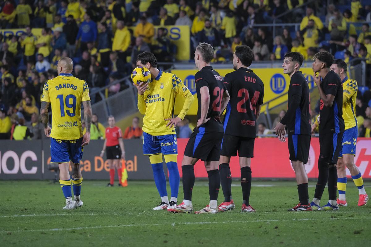 El partido UD Las Palmas-FC Barcelona, en imágenes (0-2)