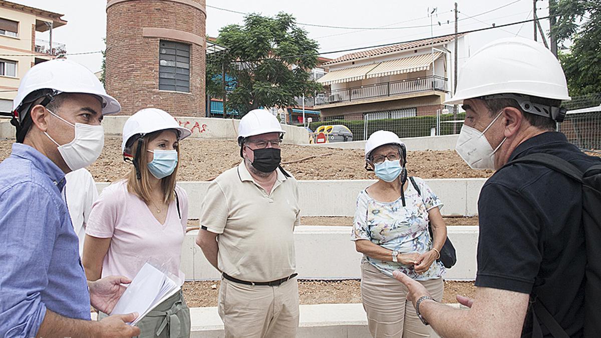 Visita del equipo de gobierno a las obras