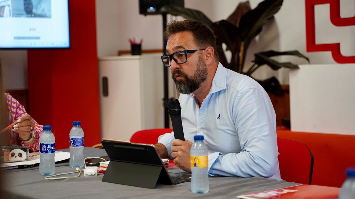 Óscar Olave, secretario insular del PSOE en Tenerife.