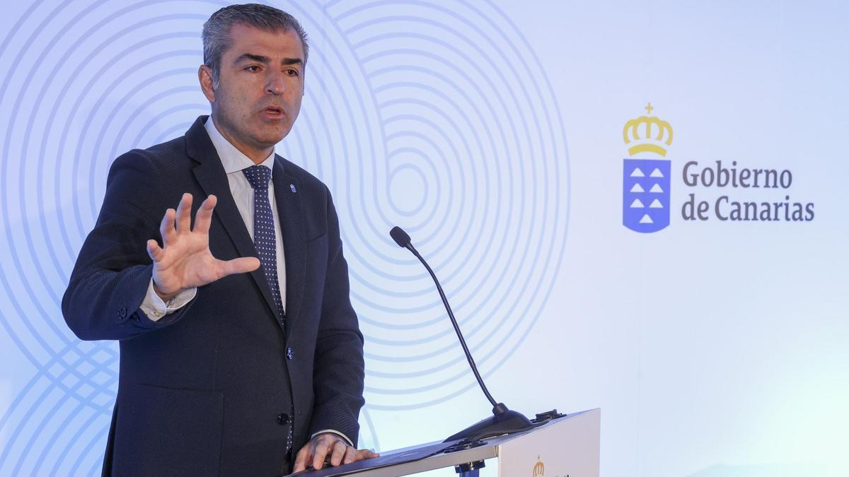 El vicepresidente del Gobierno canario, Manuel Domínguez.