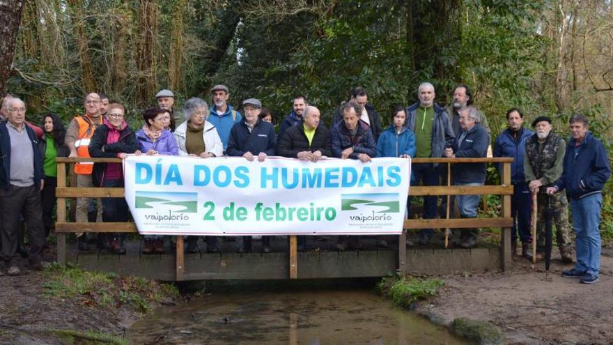 Vaipolorío reivindica el valor de los humedales en Os Gafos