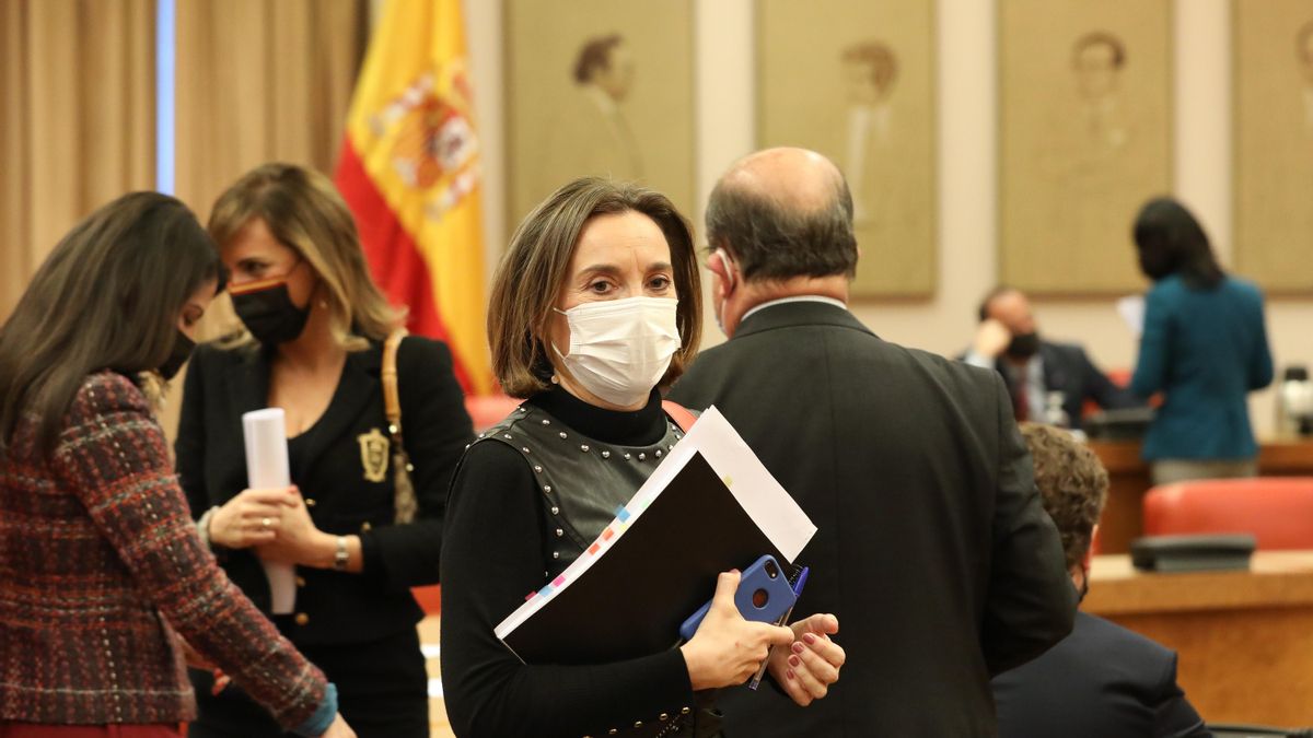 La portavoz del PP en el Congreso de los Diputados, Cuca Gamarra.