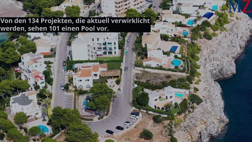 Trotz Trockenheit: 75 Prozent der Neubauprojekte auf Mallorca sehen Pools vor