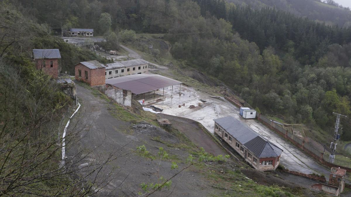 El recinto de la mina de La Soterraña.