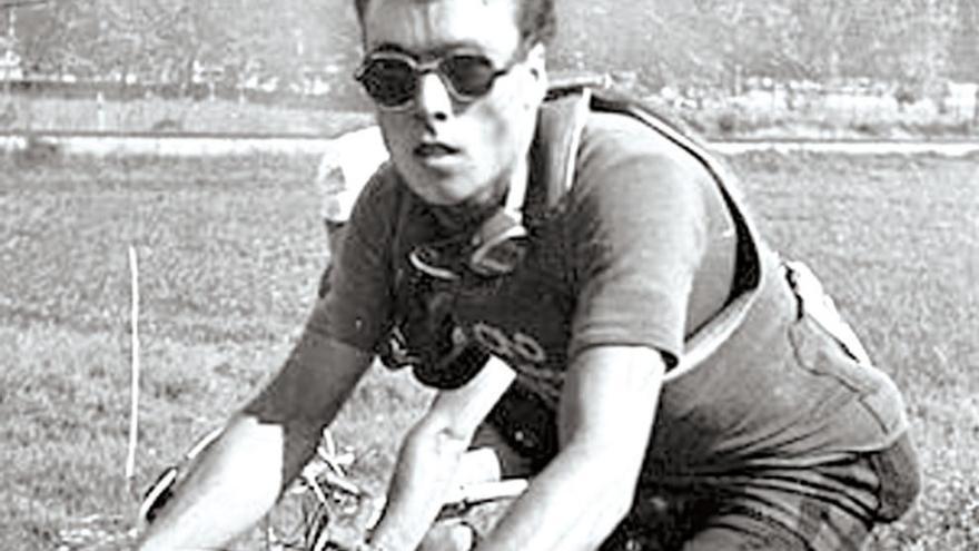 Luigi Malabrocca, durante una carrera.