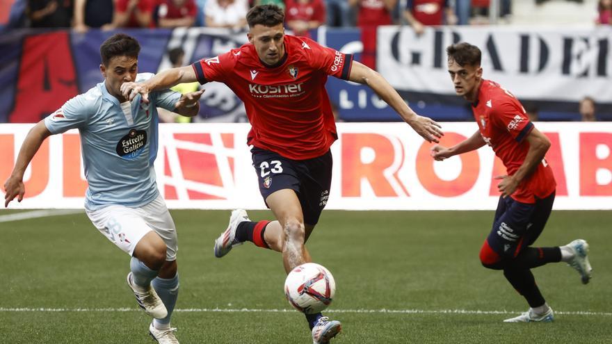 El Osasuna se lleva tres puntos de mérito ante el Celta