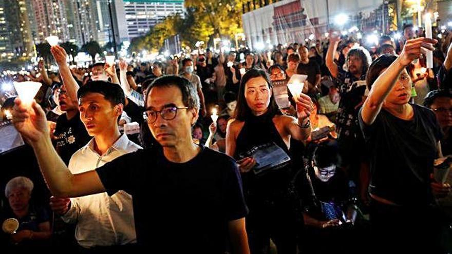 Hong Kong Record a les víctimes de Tiananmen