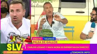 Fuerte encontronazo entre Carlos Lozano y Rafa Mora: "¡Tonto, absurdo, no tienes neuronas!"