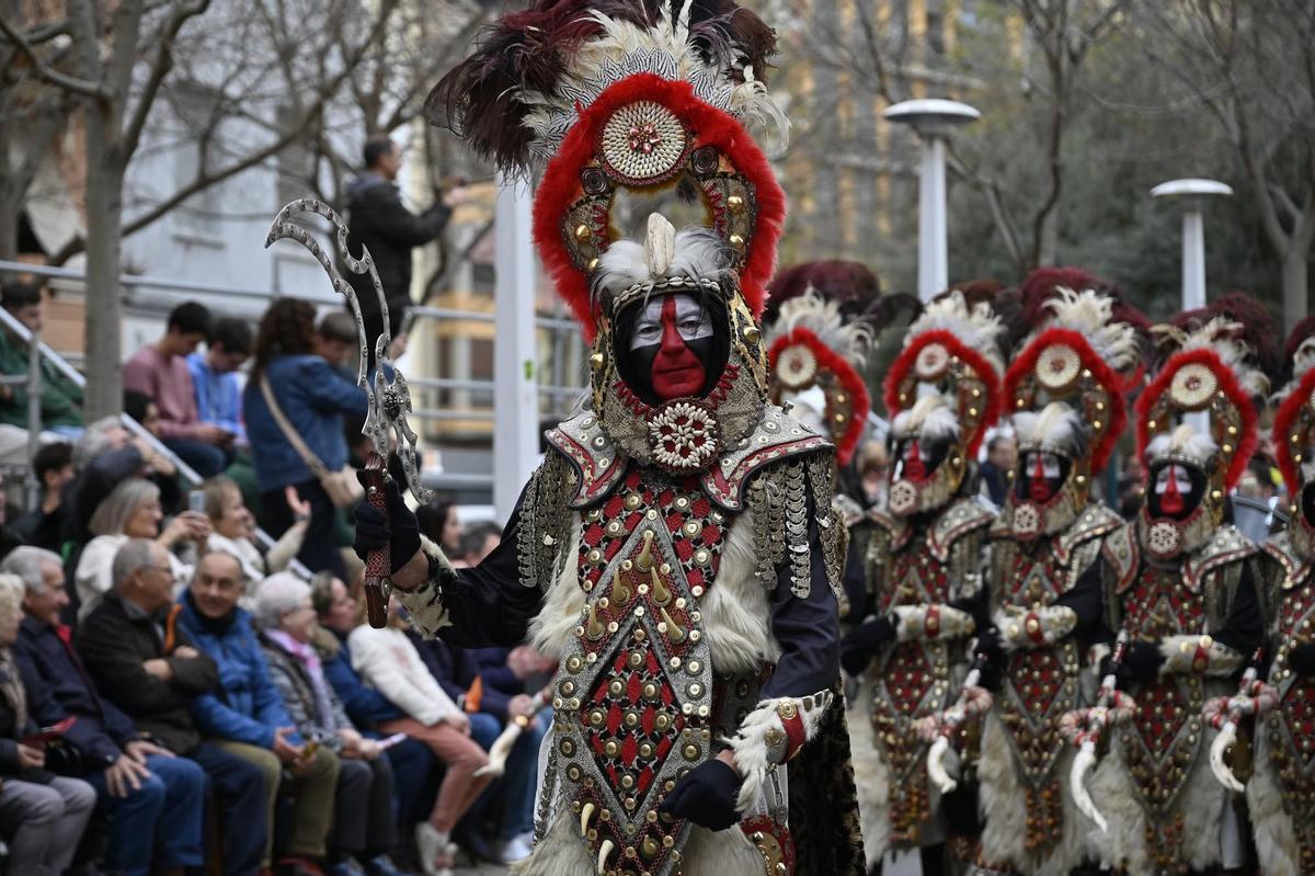 Los Moros d'Alqueria, en Forn del Pla, a la salida del Pregó de la Magdalena.