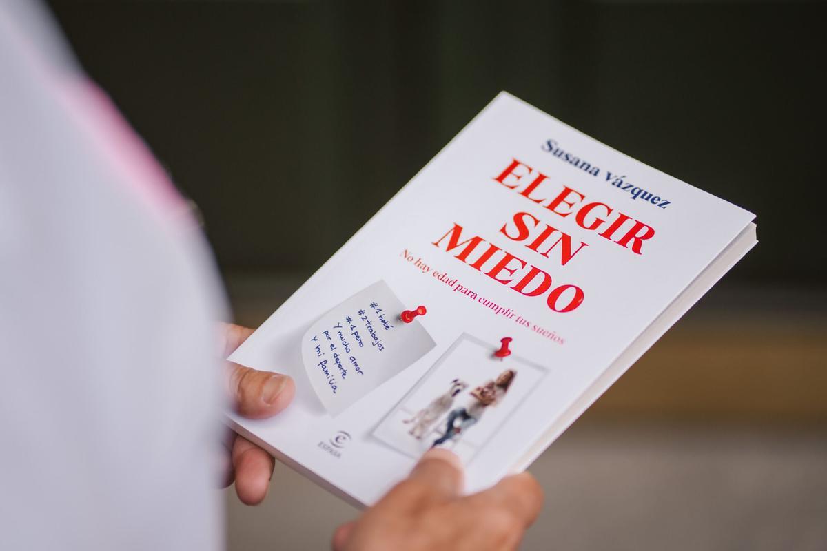 El libro 'Elegir sin miedo', de la atleta y policía Susana Vázquez.