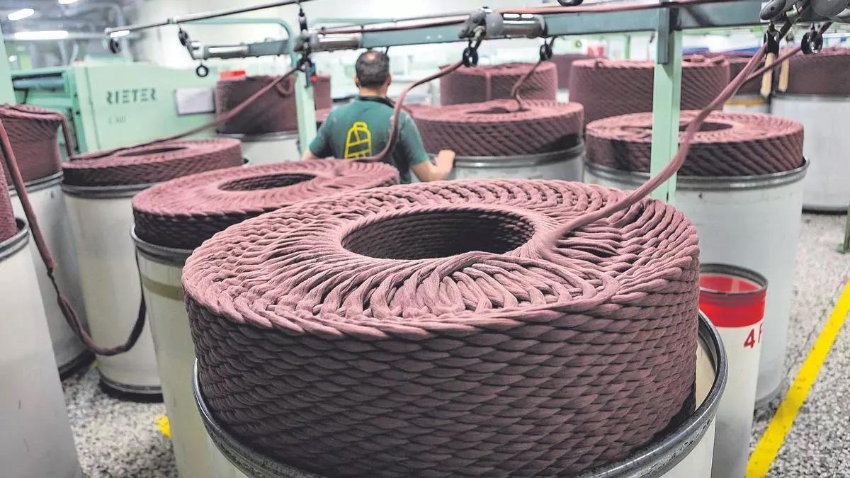 Imagen del interior de la fábrica de Belda Llorens.