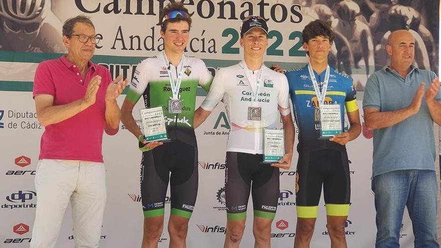 Podium de Mario Fernández Andalucía Globalia Zamora Enamora