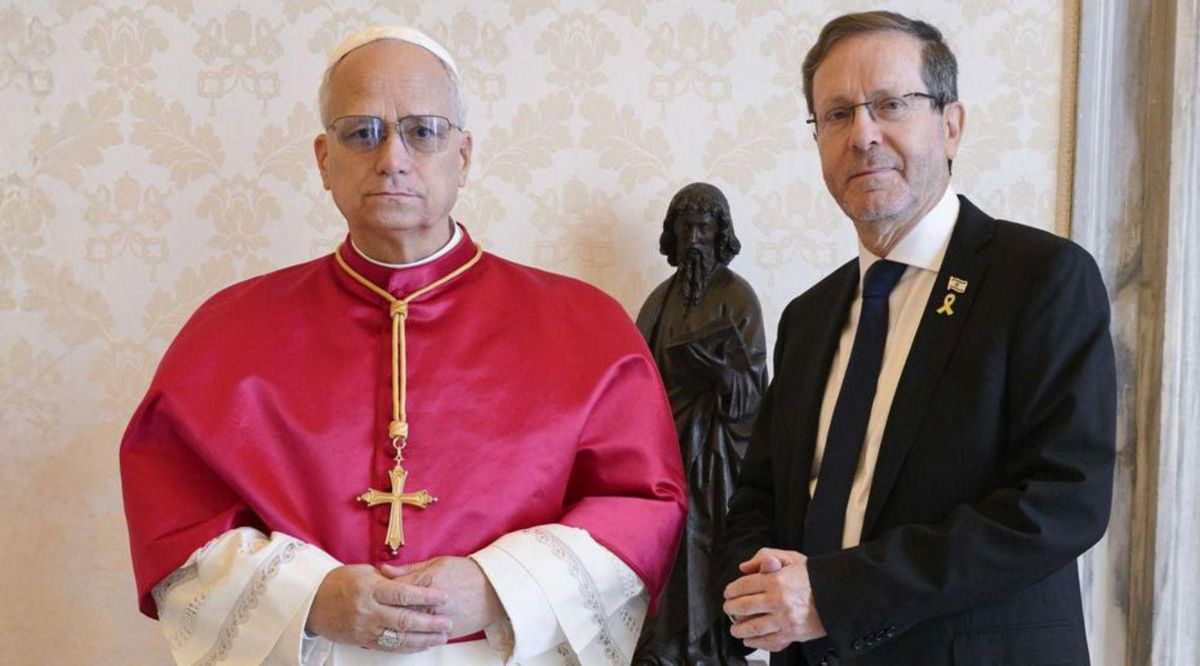 El Papa i Herzog aborden al Vaticà la "tràgica situació a Gaza" El Papa i Herzog aborden al Vaticà la "tràgica situació a Gaza"