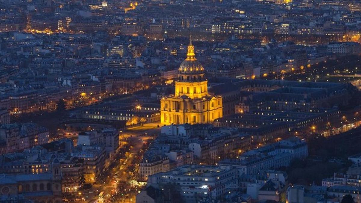 Vista aérea de &quot;les Invalides&quot; en París este martes.