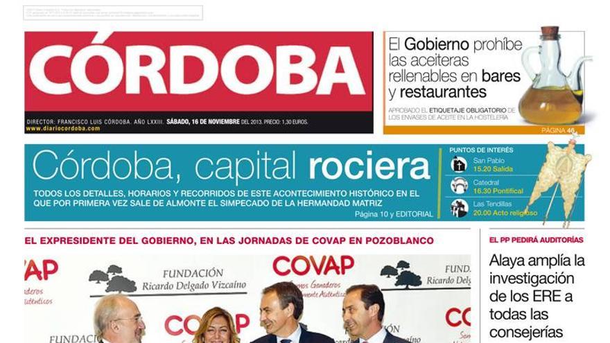 La portada de CÓRDOBA