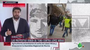 Fernando López Miras ha participado en el programa Al rojo vivo de LaSexta.