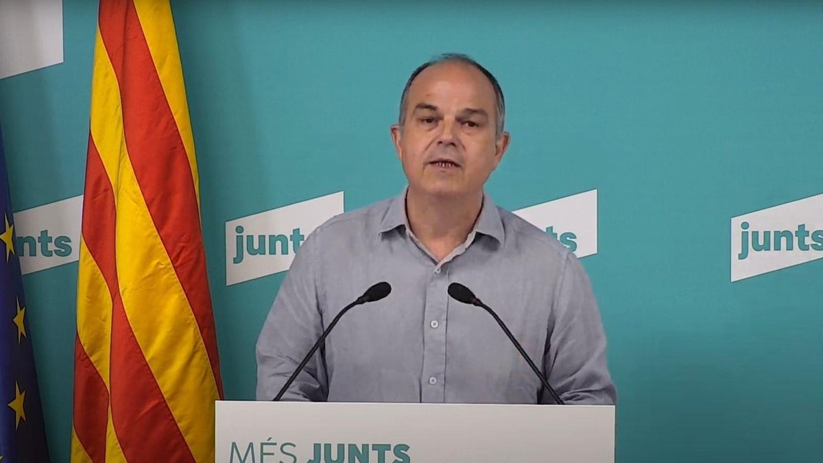 El secretario general de Junts, Jordi Turull, en el Consell Nacional.
