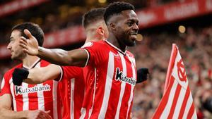 Iñaki Williams, gran protagonista de la noche en San Mamés