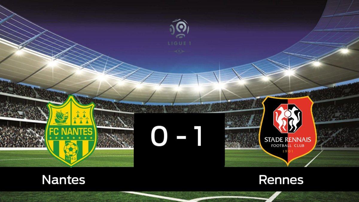El Rennes vence por 0-1 al Nantes