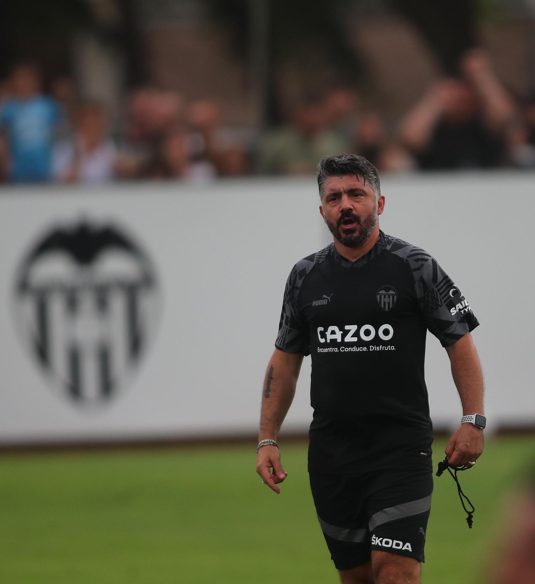 Las mejores imágenes del segundo entrenamiento del Valencia CF a puerta abierta en Paterna