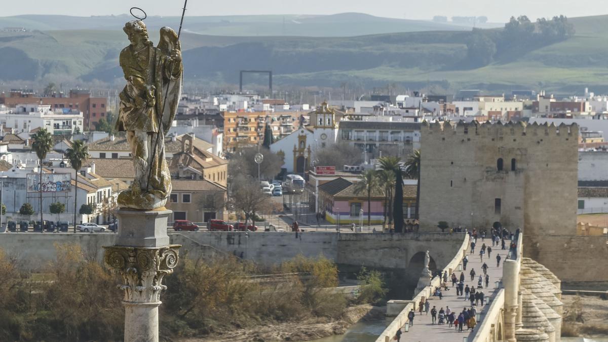 Triunfo de San Rafael en la Puerta del Puente.