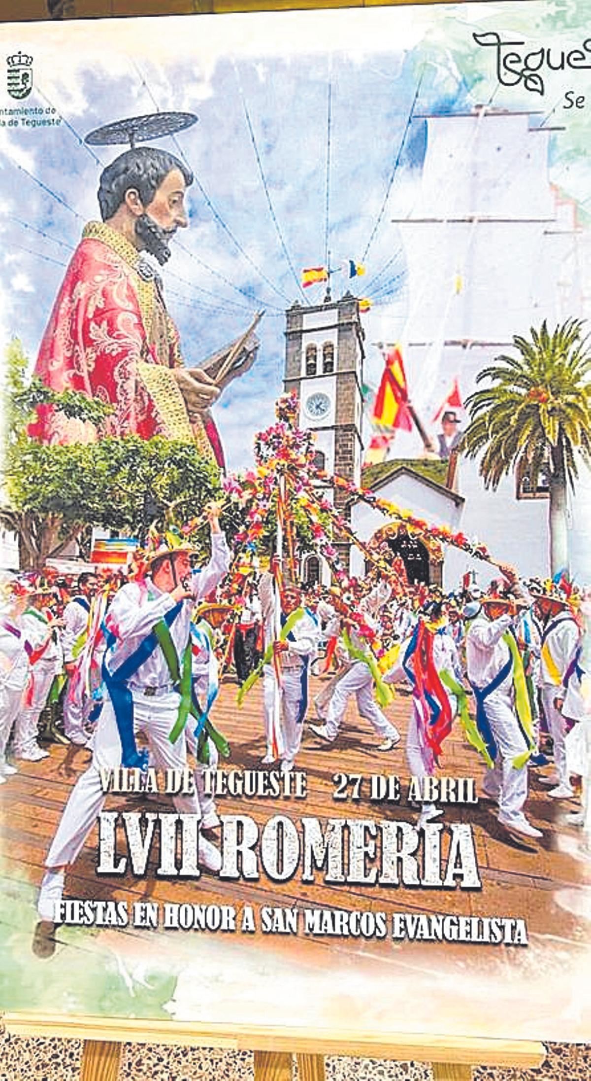 Cartel de la romería.