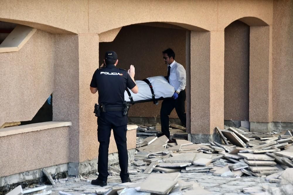 Hallan un cadáver en un centro comercial de Maspalomas.