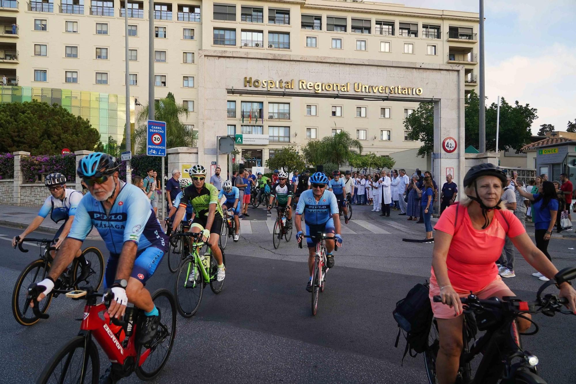 Inicio de la Vuelta Ciclista a Málaga de personas ostomizadas