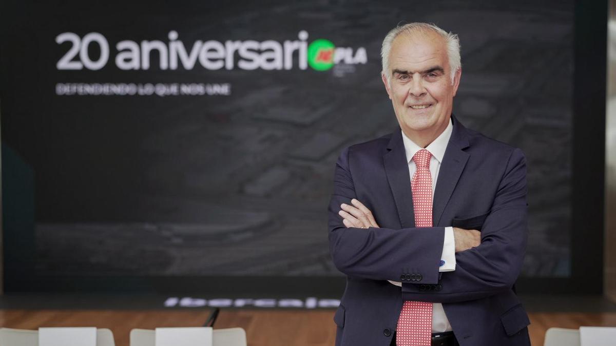 Ángel Adiego, presidente de la Asociación Empresarial de Plaza (Aepla) y consejero delegado del Grupo Lacor.