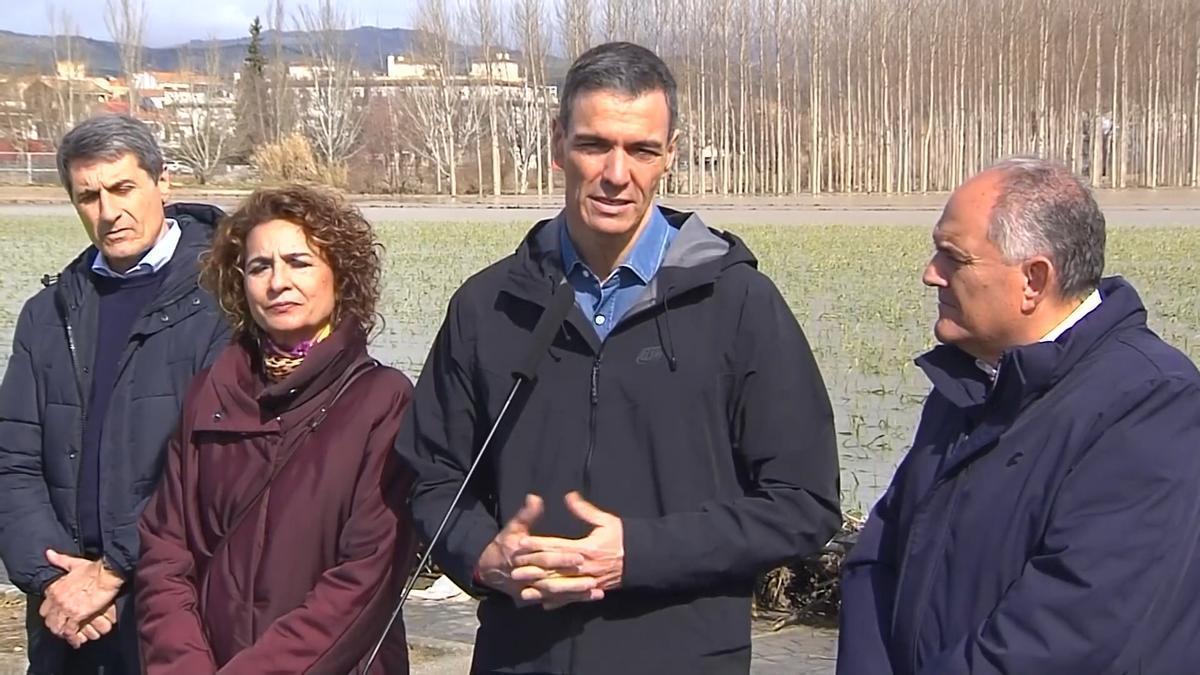 Vídeo | Sánchez anuncia un plan estatal de ayudas al campo andaluz ante los destrozos de las borrascas