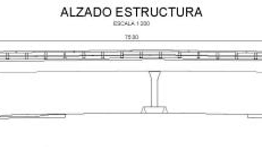 Solución prevista para restituir el paso agrícola en la A-6, en Paradores de Castrogonzalo.