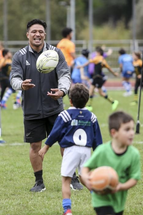 Entrenamiento de los All Blacks en San Lázaro