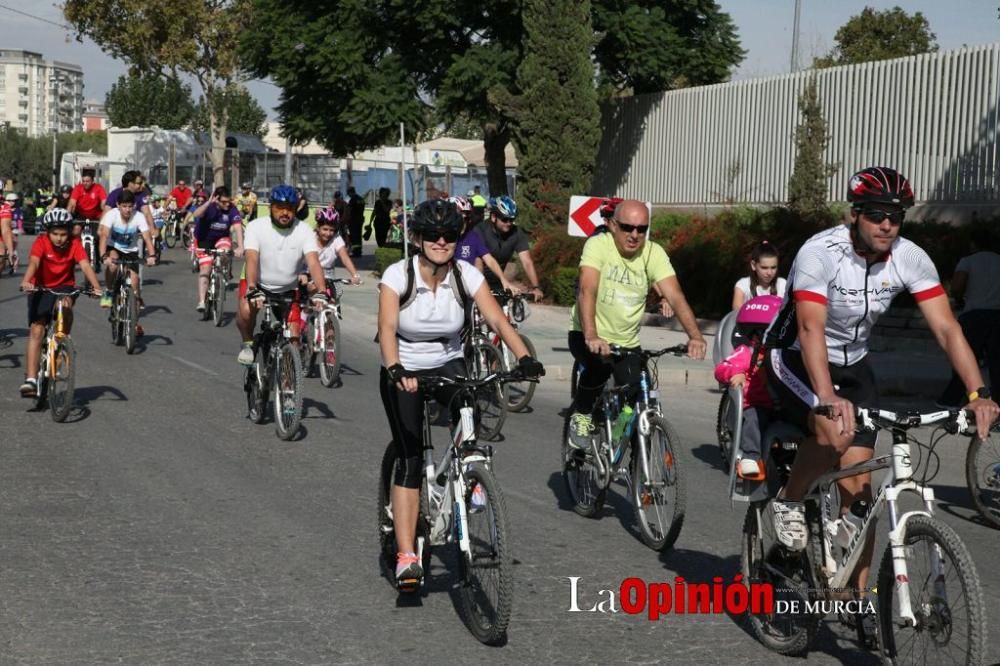 Ciclopaseo para clausular en Lorca los JDG