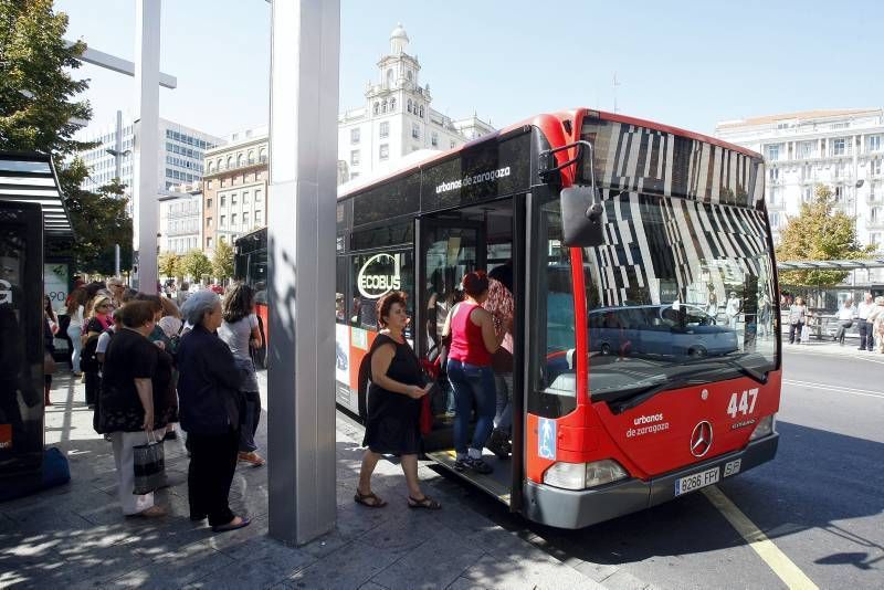 Fotogalería: Comienza la huelga del bus