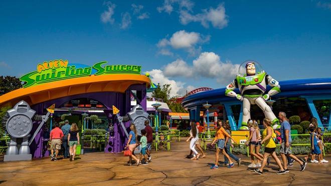 Alien Swirling Saucers