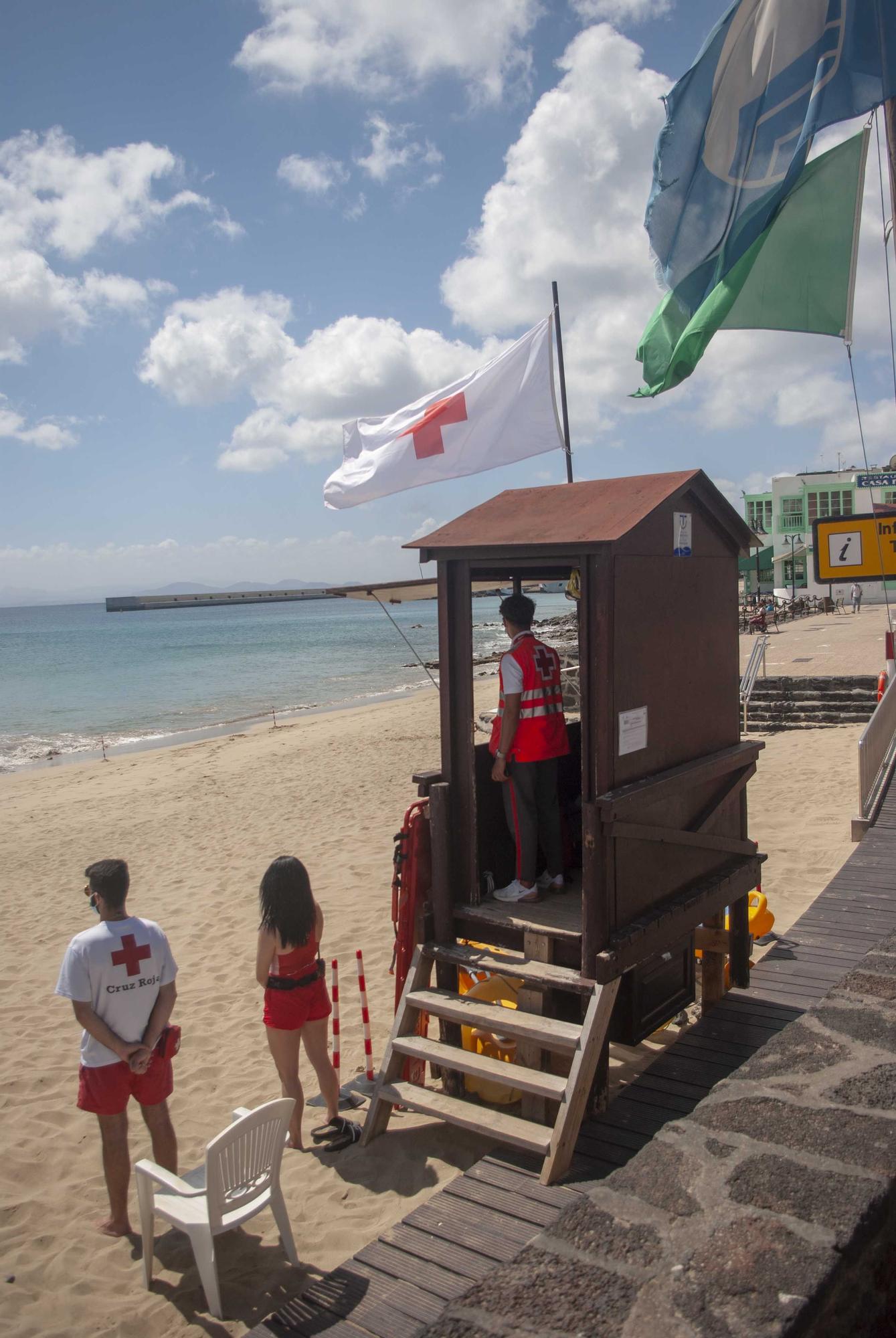 Cruz Roja en las playas de Canarias en Semana Santa