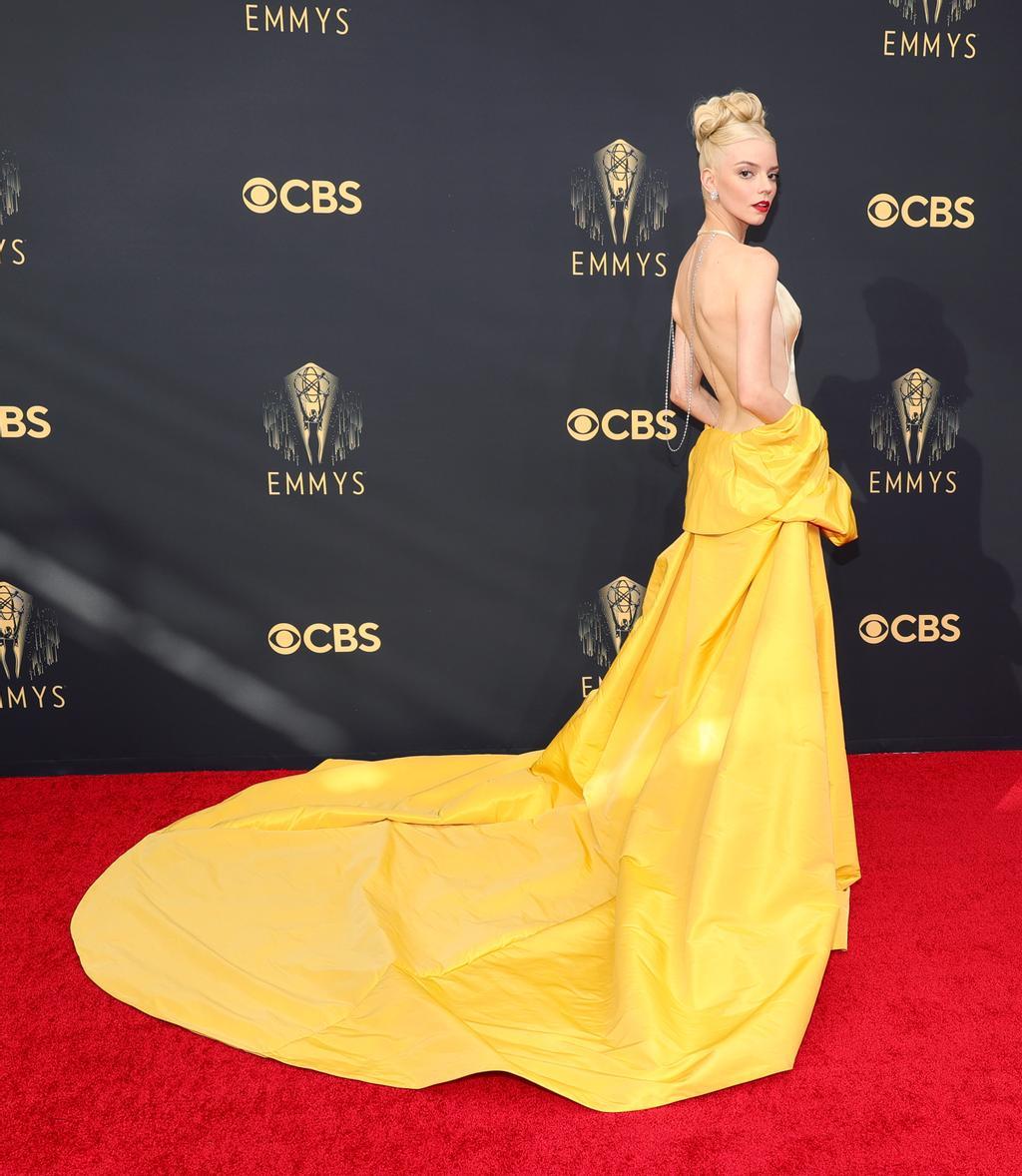 Anya Taylor-Joy, en los premios Emmy 2021