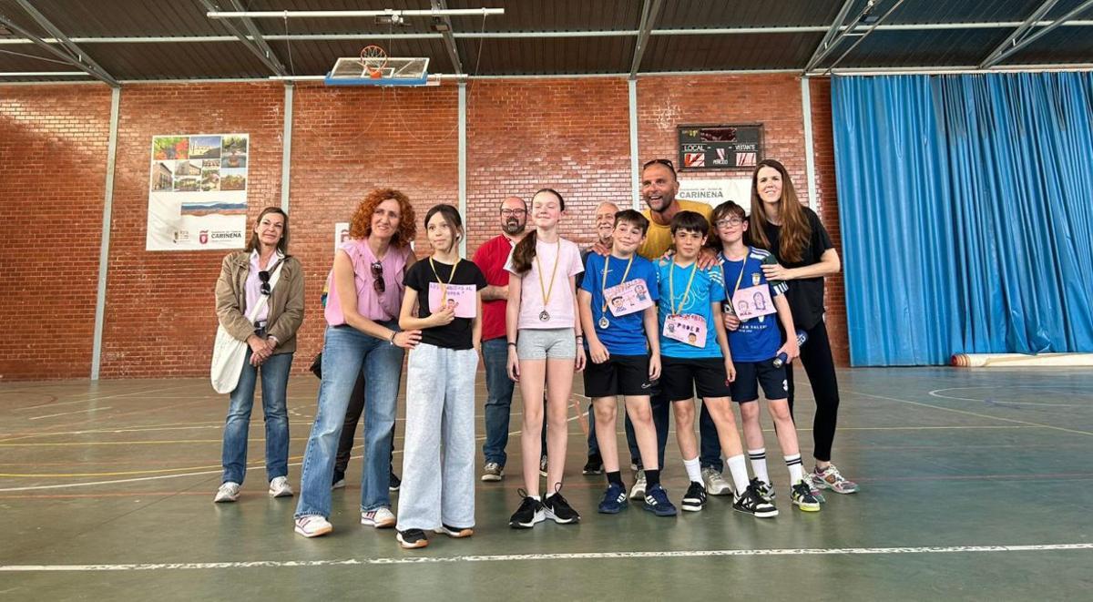 El Ayuntamiento de Cariñena invitó a los jóvenes atletas a un merecido almuerzo. | SERVICIO ESPECIAL