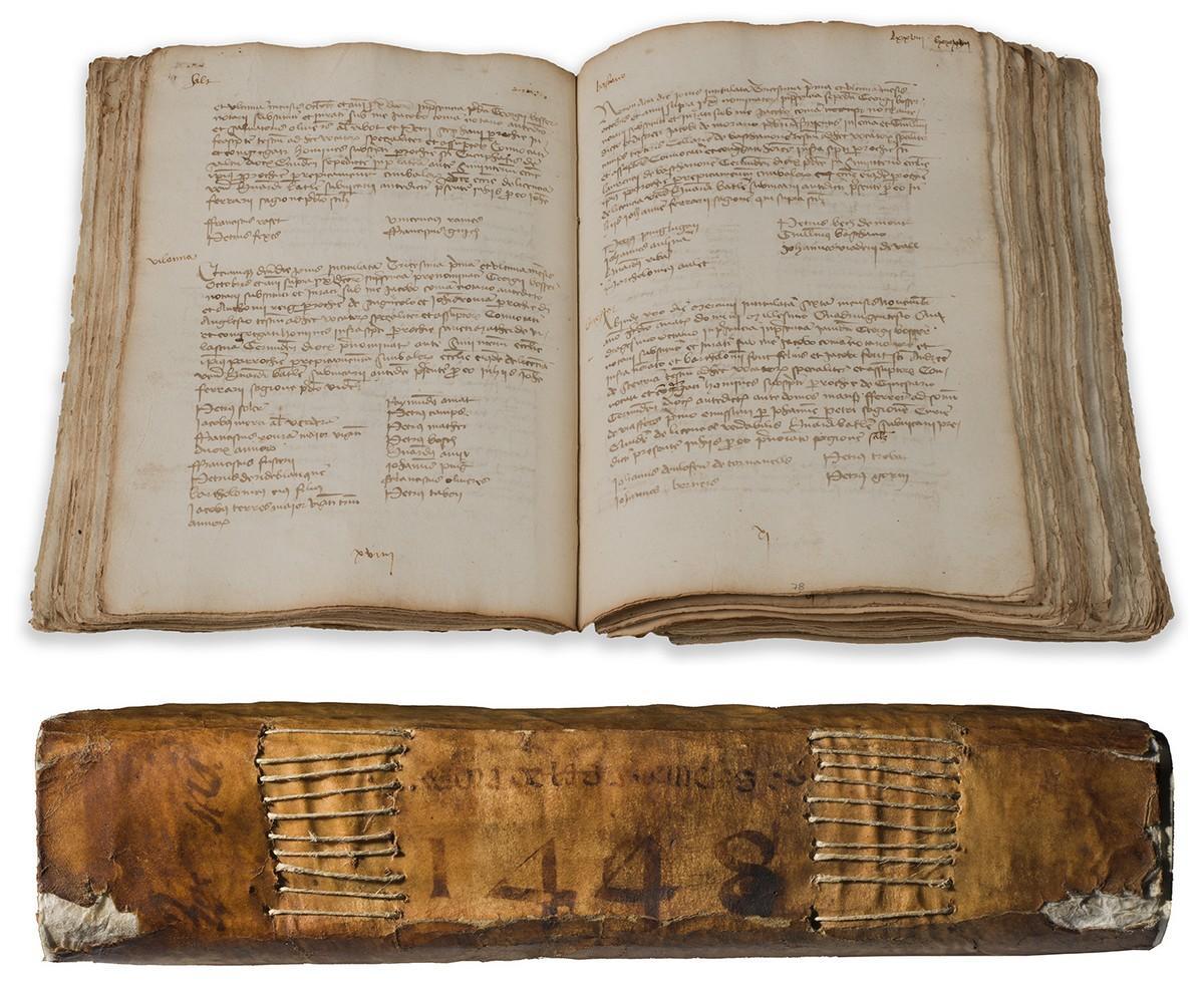 El Llibre del Sindicat Remença de 1448, conservat a Girona i declarat nou Bé Cultural d’Interès Nacional.