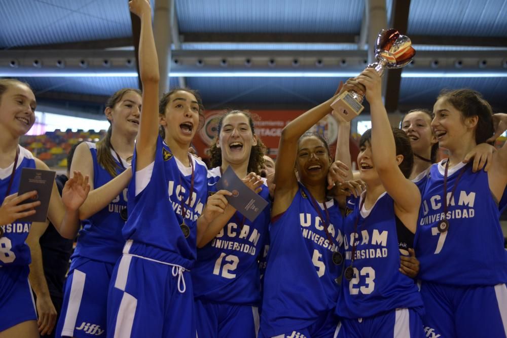 Final Four de baloncesto femenino en el Palacio de los Deportes de Cartagena